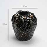 Ceramic Strawberries Vase