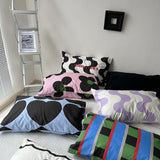 Cotton Colorful Stripe Pillow Case