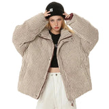 Bamboo Woolen Cotton Padded Puffer Jacket