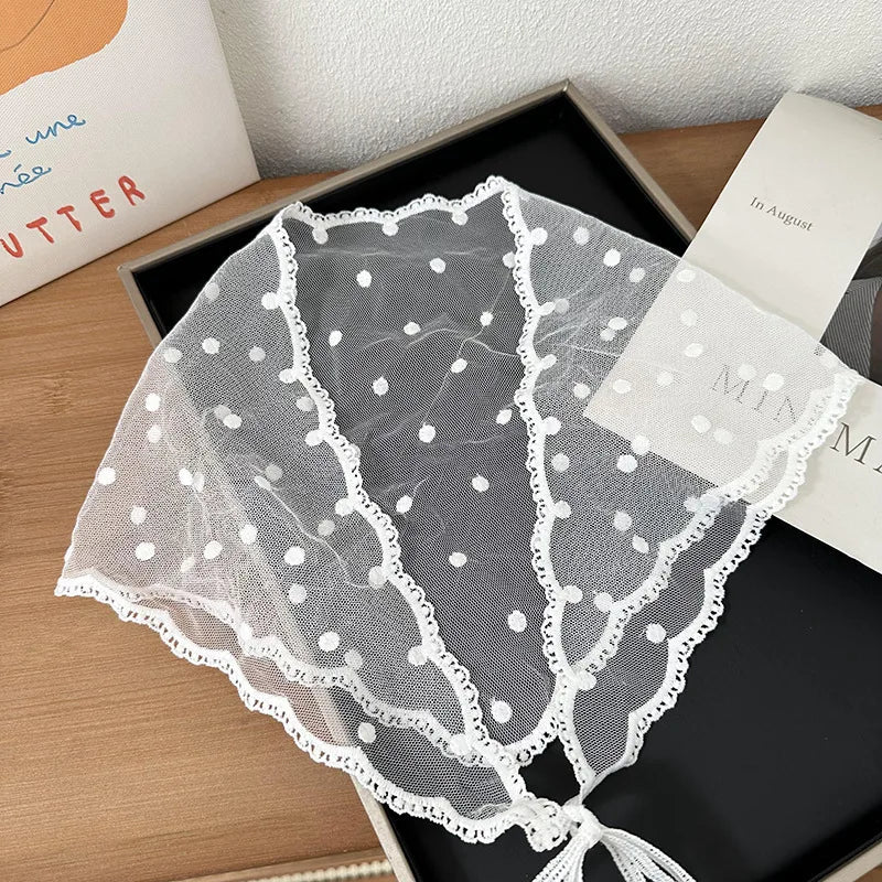 Women's Transparent Triangular Bandana