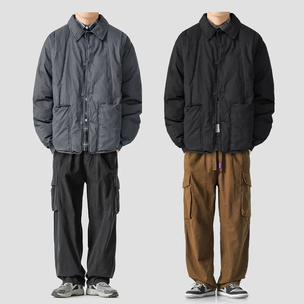 Koreanische Retro Vintage Steppjacke