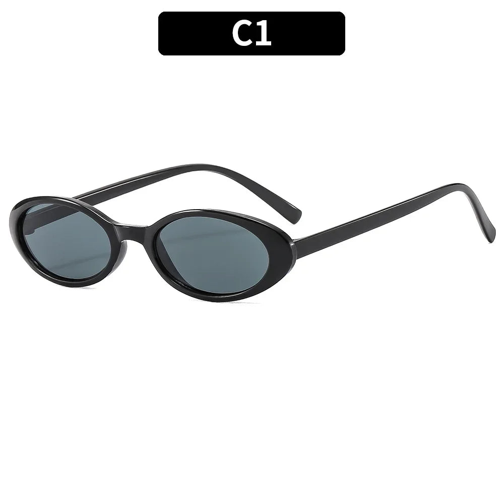 Y2K Retro Oval Sunglasses