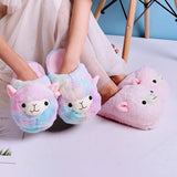 Cute Pink Pig Fuzzy Slippers