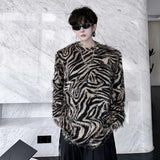 Zebra Stripe Long Sleeve T-Shirt