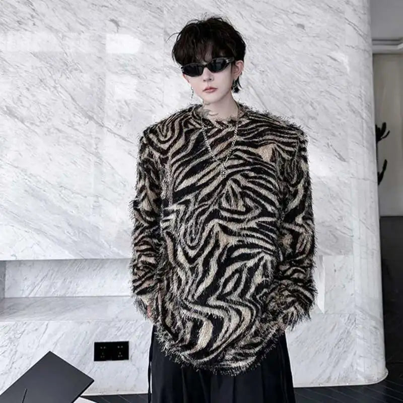 Zebra Stripe Long Sleeve T-Shirt