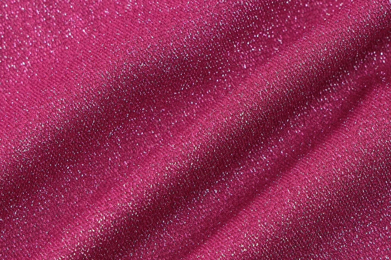 Baddie Glitter High Slit Mini Dress