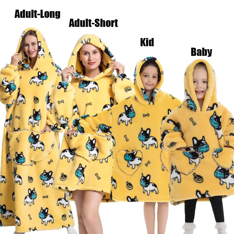 Oversized Blanket Family Matching Hoodie