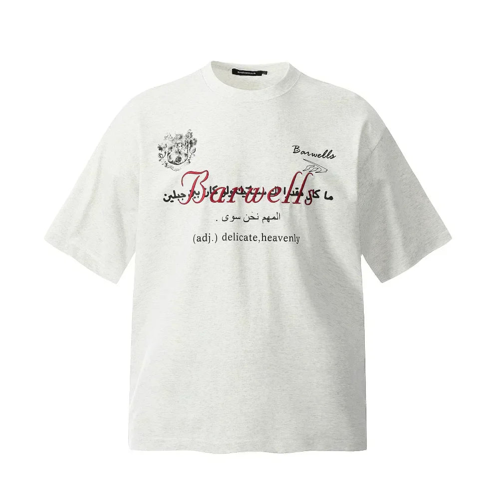 Vintage Letter Print Quoted T-Shirt