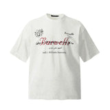 Vintage Letter Print Quoted T-Shirt