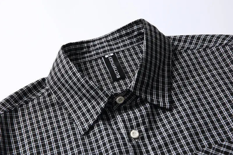 Cityboy Plaid Cotton Short Sleeve Shirt