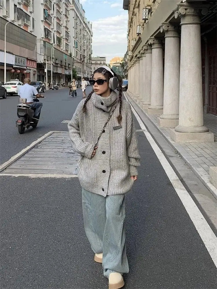 Wide Leg Striped Vintage Pants