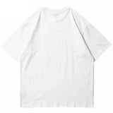 Shadow Printed Dark Style Washed Black T-Shirt