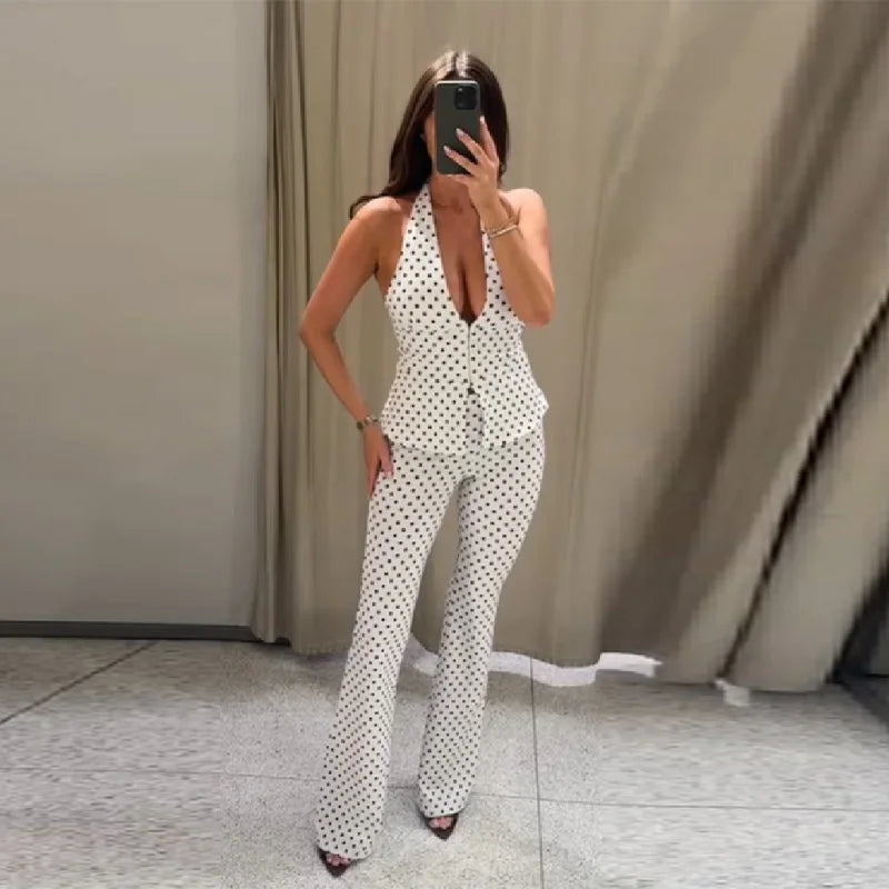 Old Money Polka Dot Women's Outfit
