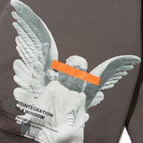 Angel God Printed Fleece Hoodie