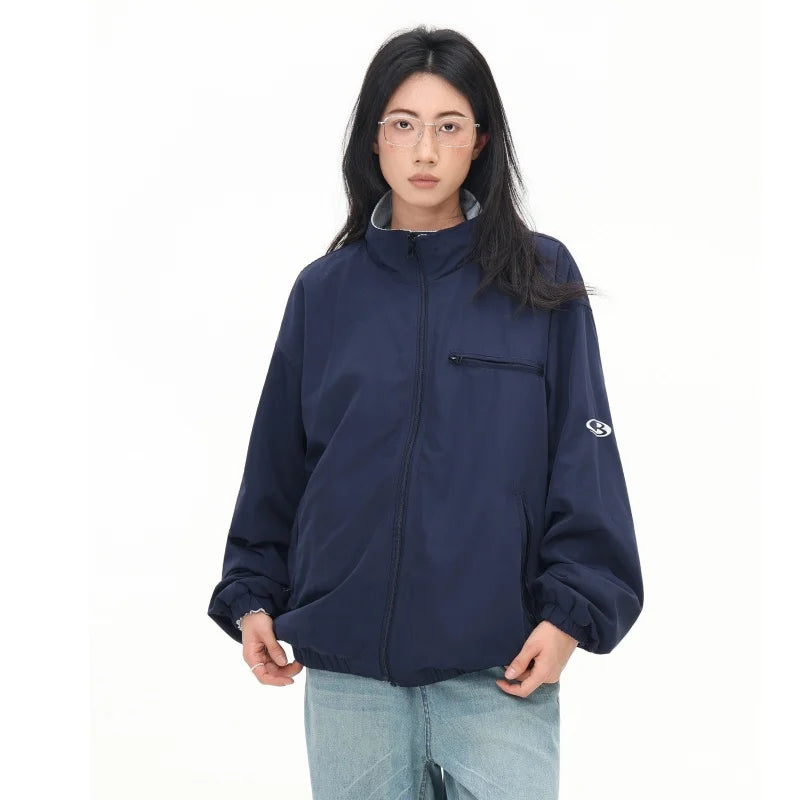 Lazy Reversible Windbreaker Jacket