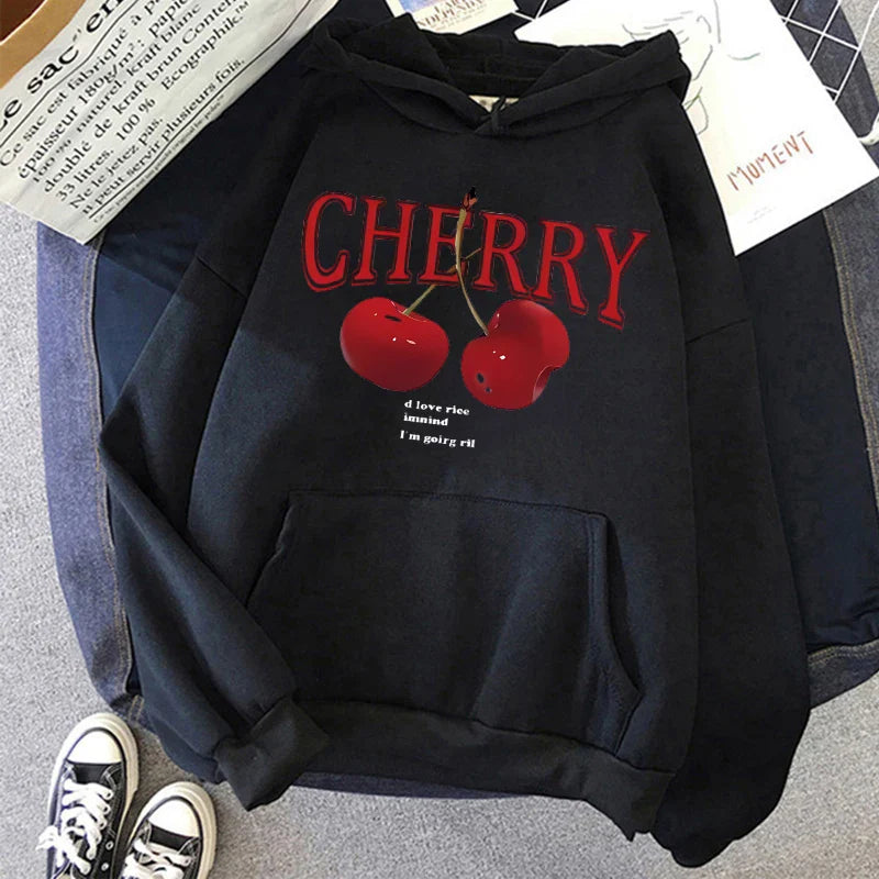 2000s Cherry Love Hoodie