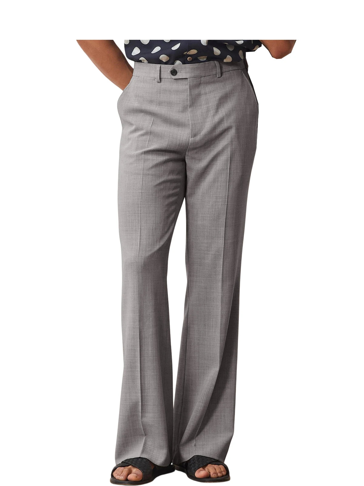 Old Money Micro Flare Pants High Waist Slim Fit
