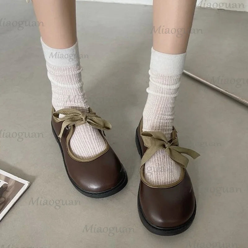 Coquette Mary Bow Knot Shoes