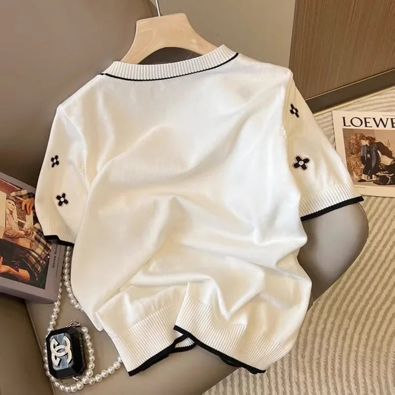 Lightweight Knitted Summer Sweater