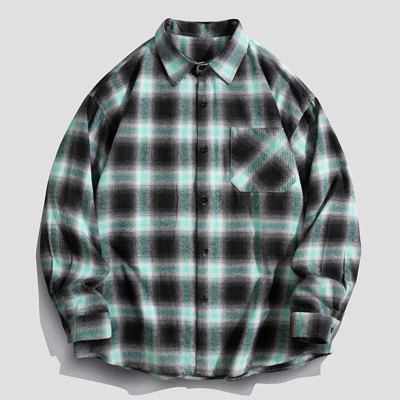 Plaid Front Pocket Shirt