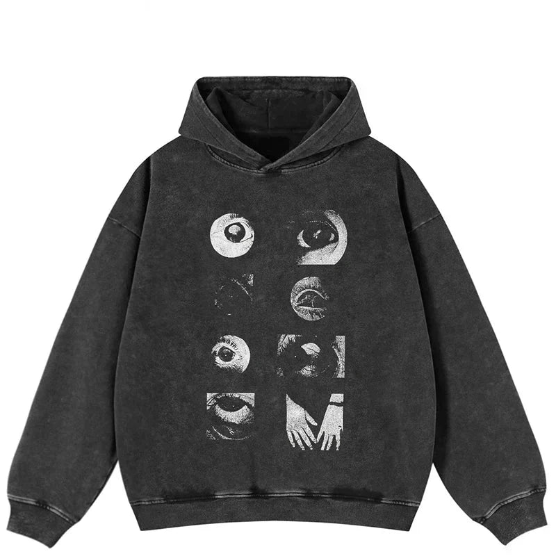 Depressed Soul Black Washed Hoodie