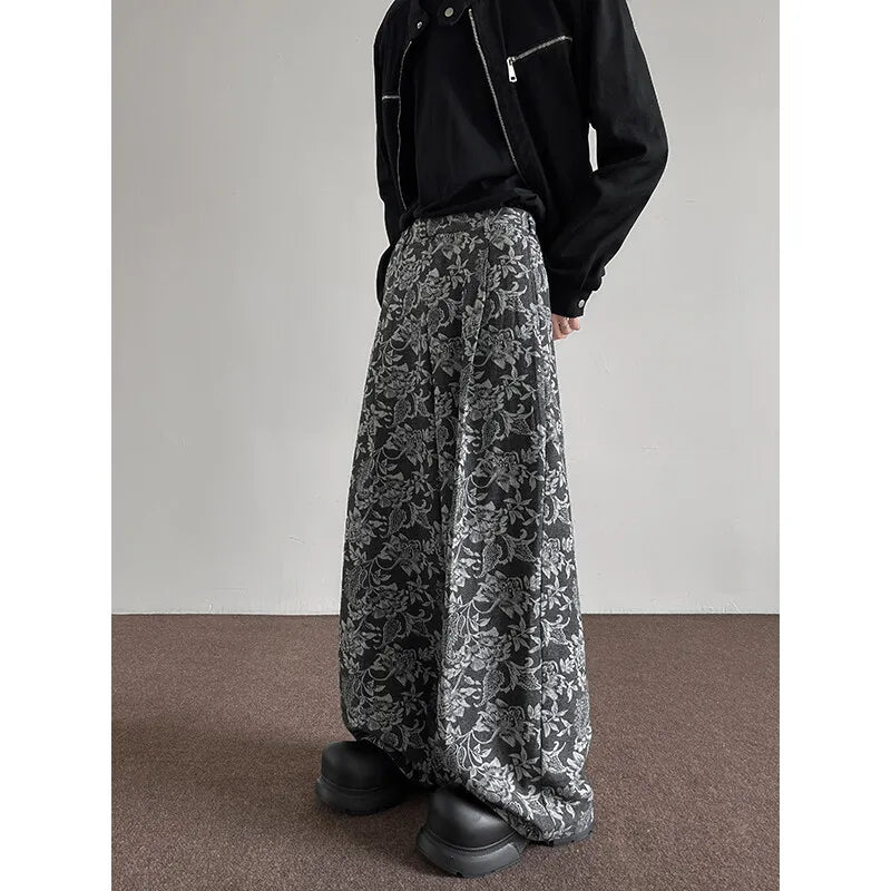Paisley Floral Pattern Pants