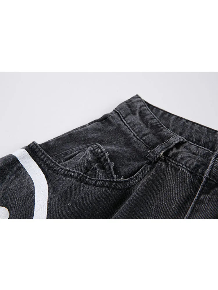 Loose Wide Leg Denim Jeans