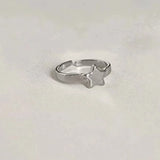 Gothic Punk Adjustable Open Ring