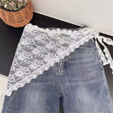 Pañuelo de mujer con margaritas retro veraniegas