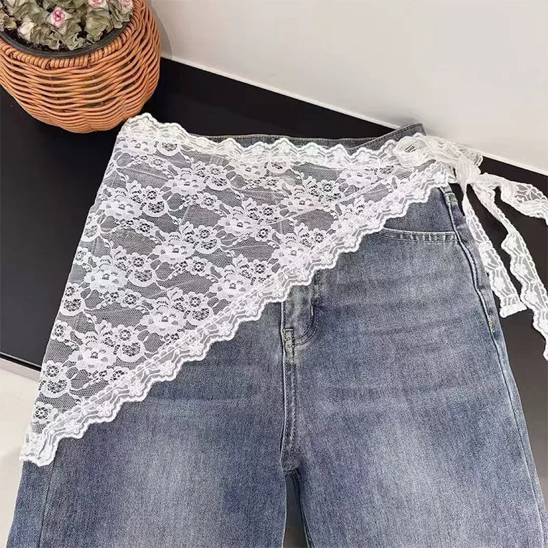 Pañuelo de mujer con margaritas retro veraniegas