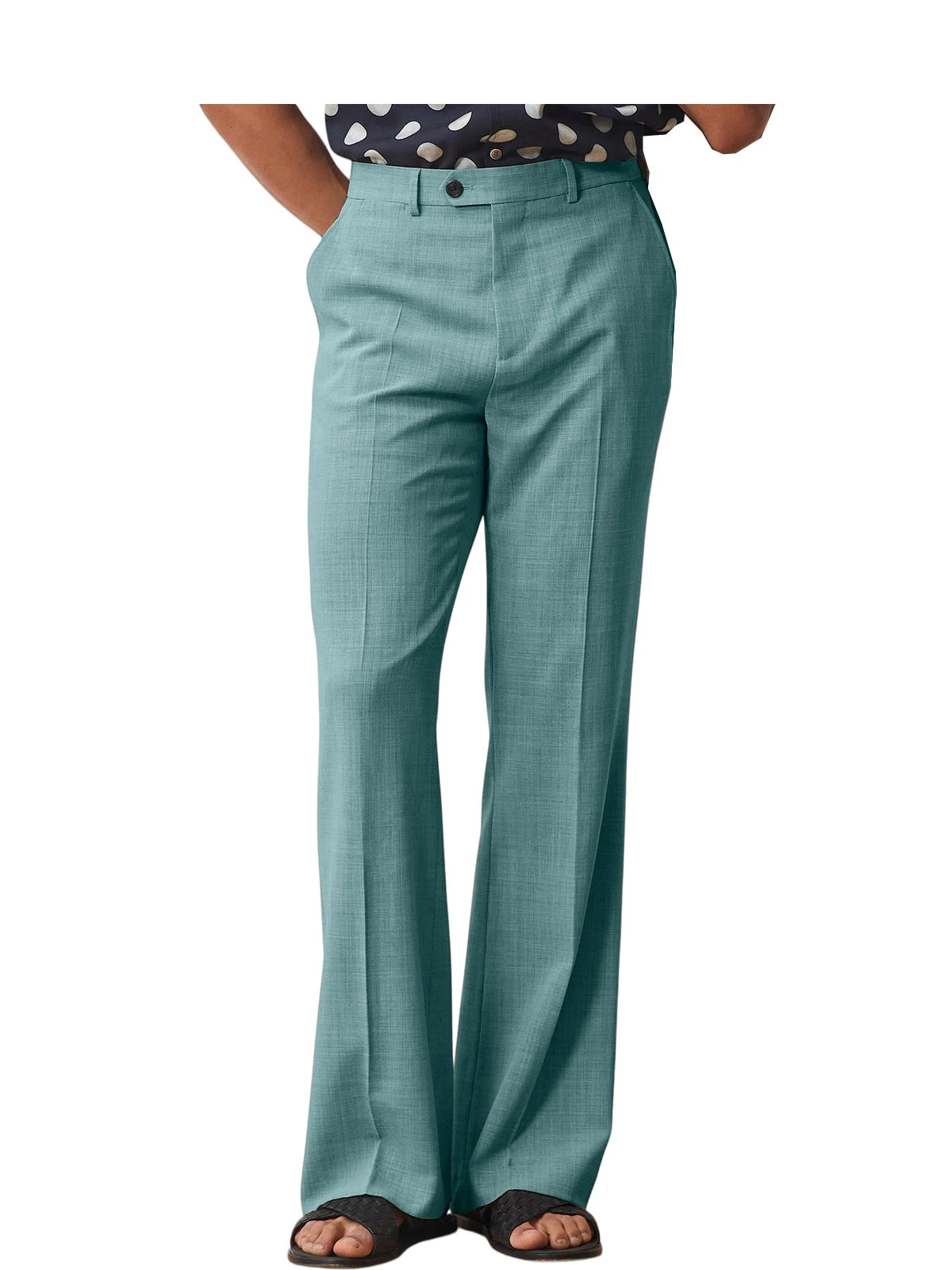 Old Money Micro Flare Pants High Waist Slim Fit