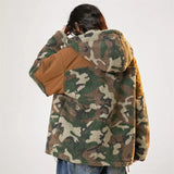 Luxury Camouflage Plush Hoodie