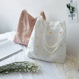 Casual Canvas Girls Shopping Handbag