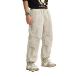 Washed Joggers Tapered Cargo Pants