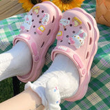 Cute Hello Kitty Soft Girl Crocs