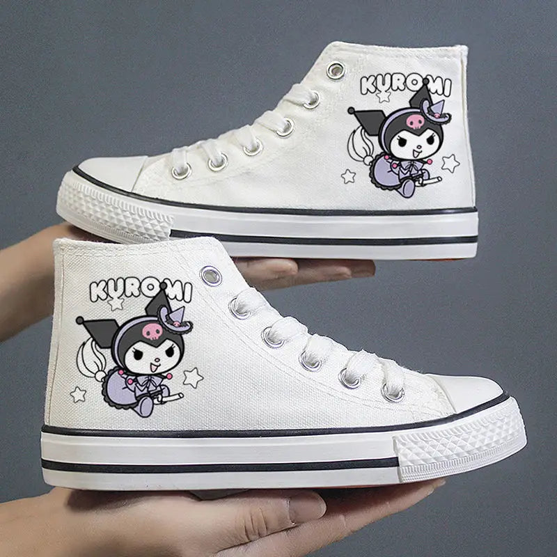 Kitty Lace Up Canvas Shoes