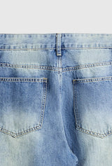 Dark Wash Loose Fit Baggy Jeans