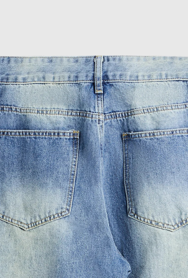 Dark Wash Loose Fit Baggy Jeans