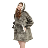 Winter Wearable Blankets Soft Warm Sweatshirt