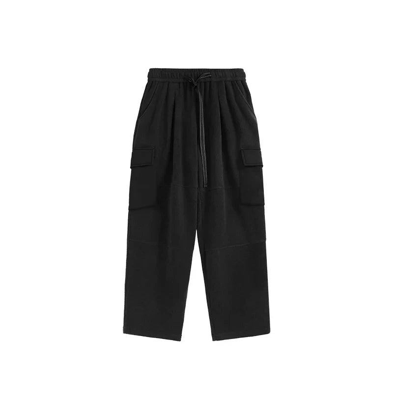 Pantalones de chándal cargo de color liso