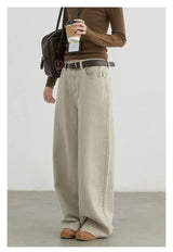 Corporate Girl High Waist Khaki Pants