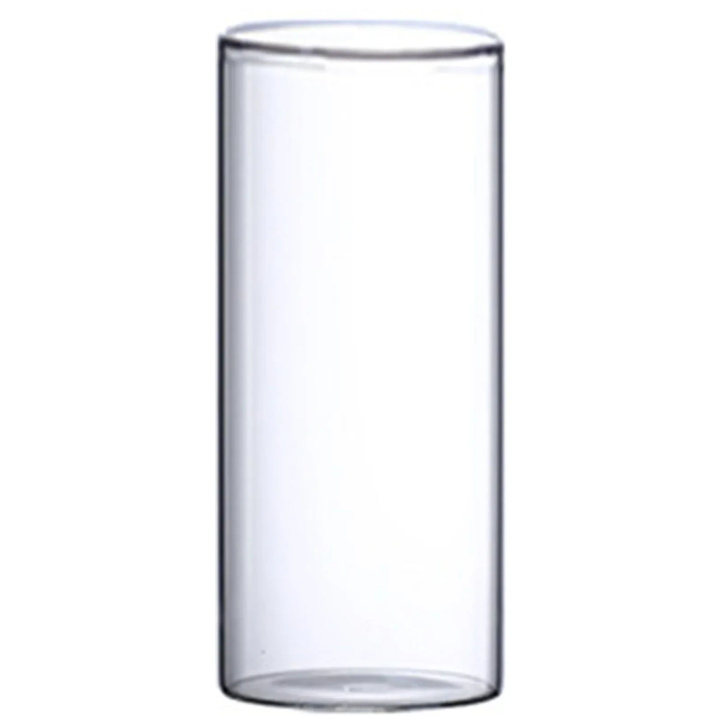 Vintage Minimalist Glass Vase Cylinder Flower