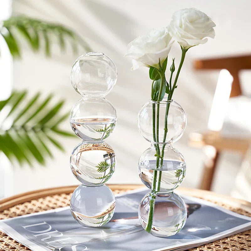 Vintage Nordic Glass Vase