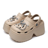 Cyberpunk Women's Shiny Platform Crocs