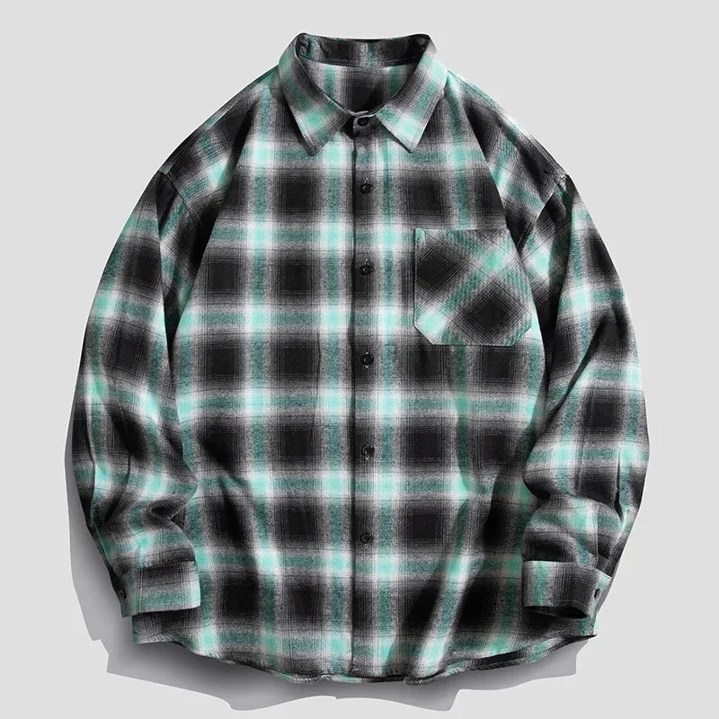 Plaid Front Pocket Shirt