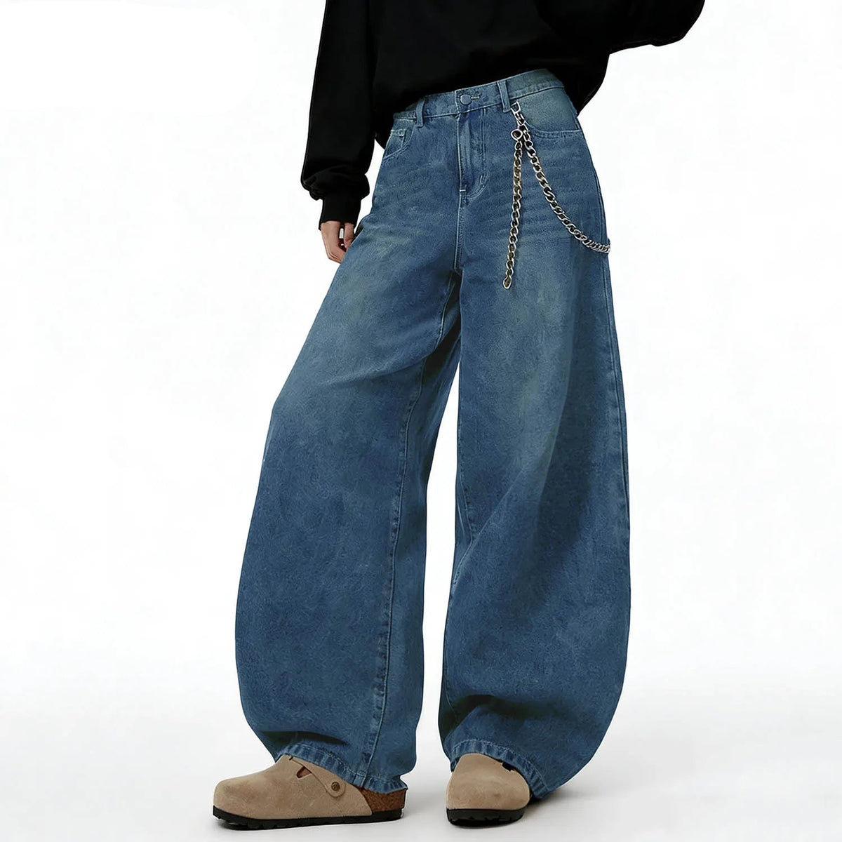 Y2K Vintage Washed Baggy Jeans