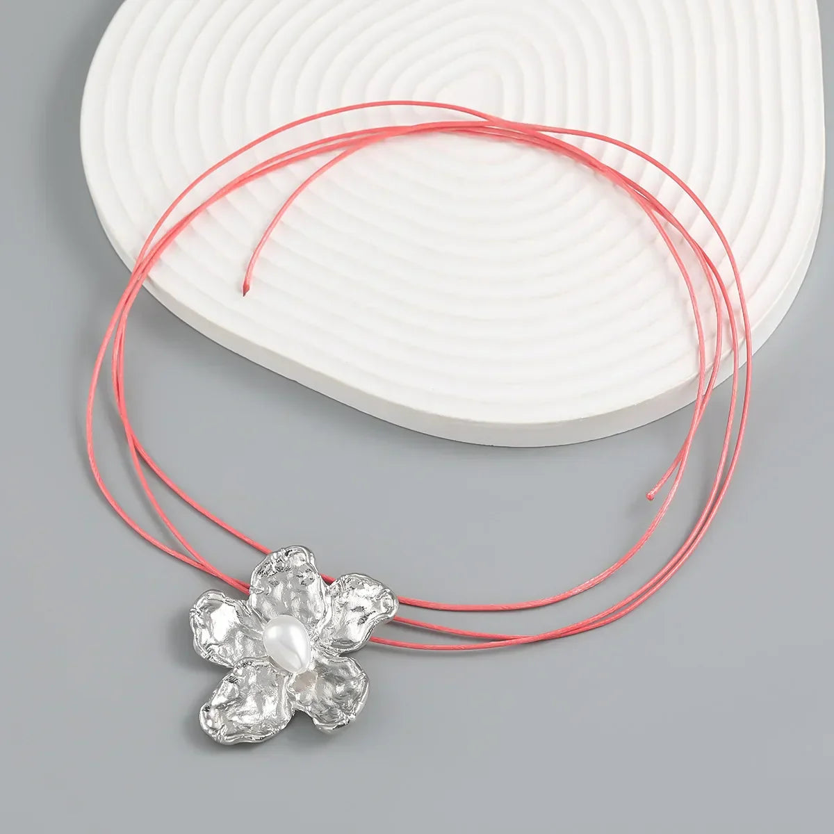 Collares Vintage de Flores de Metal