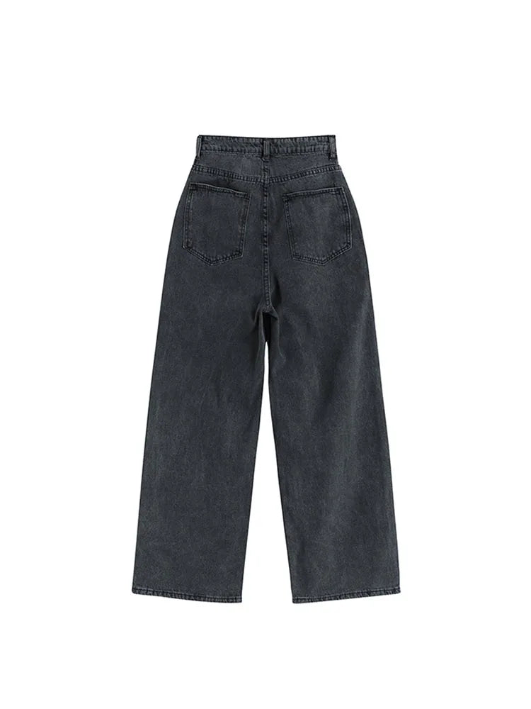 Loose Wide Leg Denim Jeans