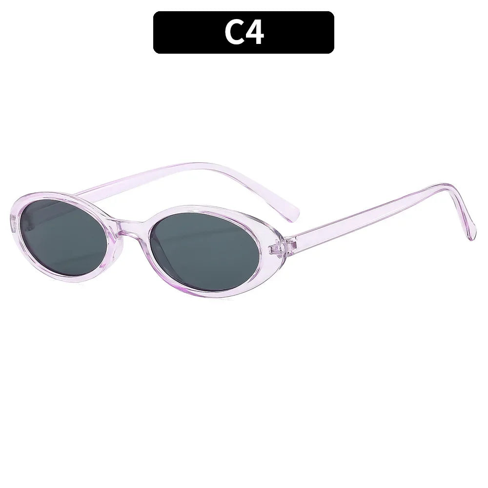 Y2K Retro Oval Sunglasses