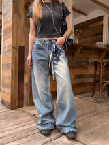 Vintage Star Low Waist Straight Leg Jeans